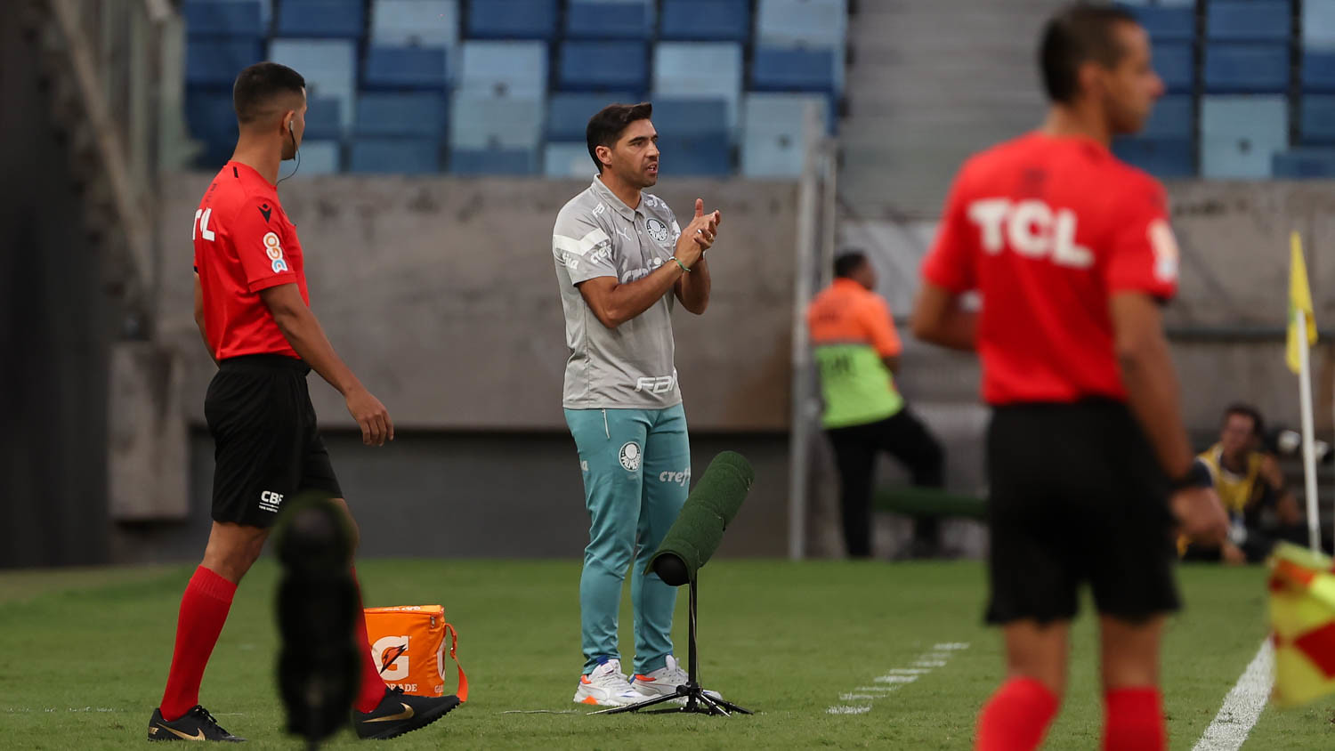 Abel enaltece Palmeiras após vitória, mas vê Botafogo como favorito: 'tem tudo para ser campeão'. (Foto: Cesar Greco/Palmeiras).