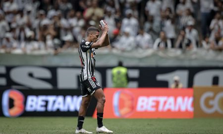 Pedrinho foi elogiado por Felipão em coletiva (Foto: Pedro Souza / Atlético)