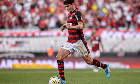 Ayrton Lucas admitiu rendimento abaixo no tempo em que ficou em campo contra o Cuiabá (Foto: Marcelo Cortes | Flamengo)