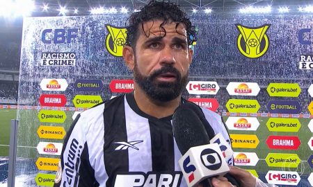 Diego Costa foi eleito o craque do jogo (Foto: Reprodução/Globo)