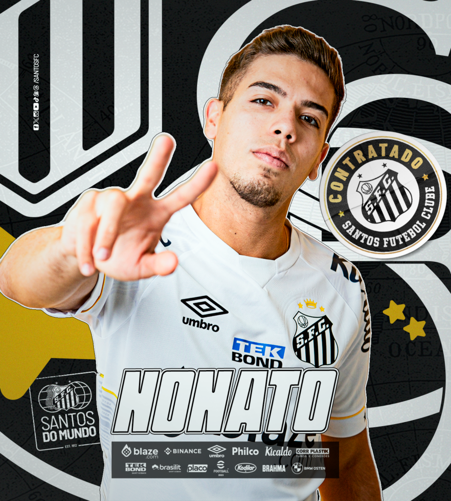 Nonato é o quinto reforço do Peixe. (Divulgação/ Santos FC)