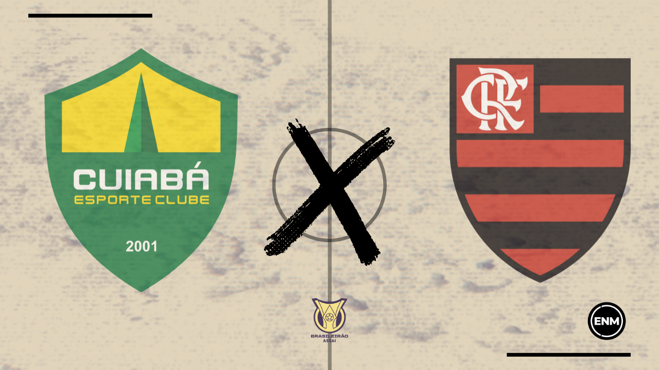 Cuiabá x Flamengo (Arte: ENM)