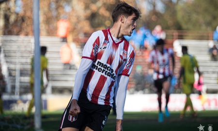 Valentín Adamo foi emprestado pelo river Plate-URU ao Progresso, da segunda divisão uruguaia (Foto: Campeonato Uruguaio/Twitter)