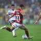 Luiz Araújo em ação pelo Flamengo (Foto: Gilvan de Souza/Flamengo)