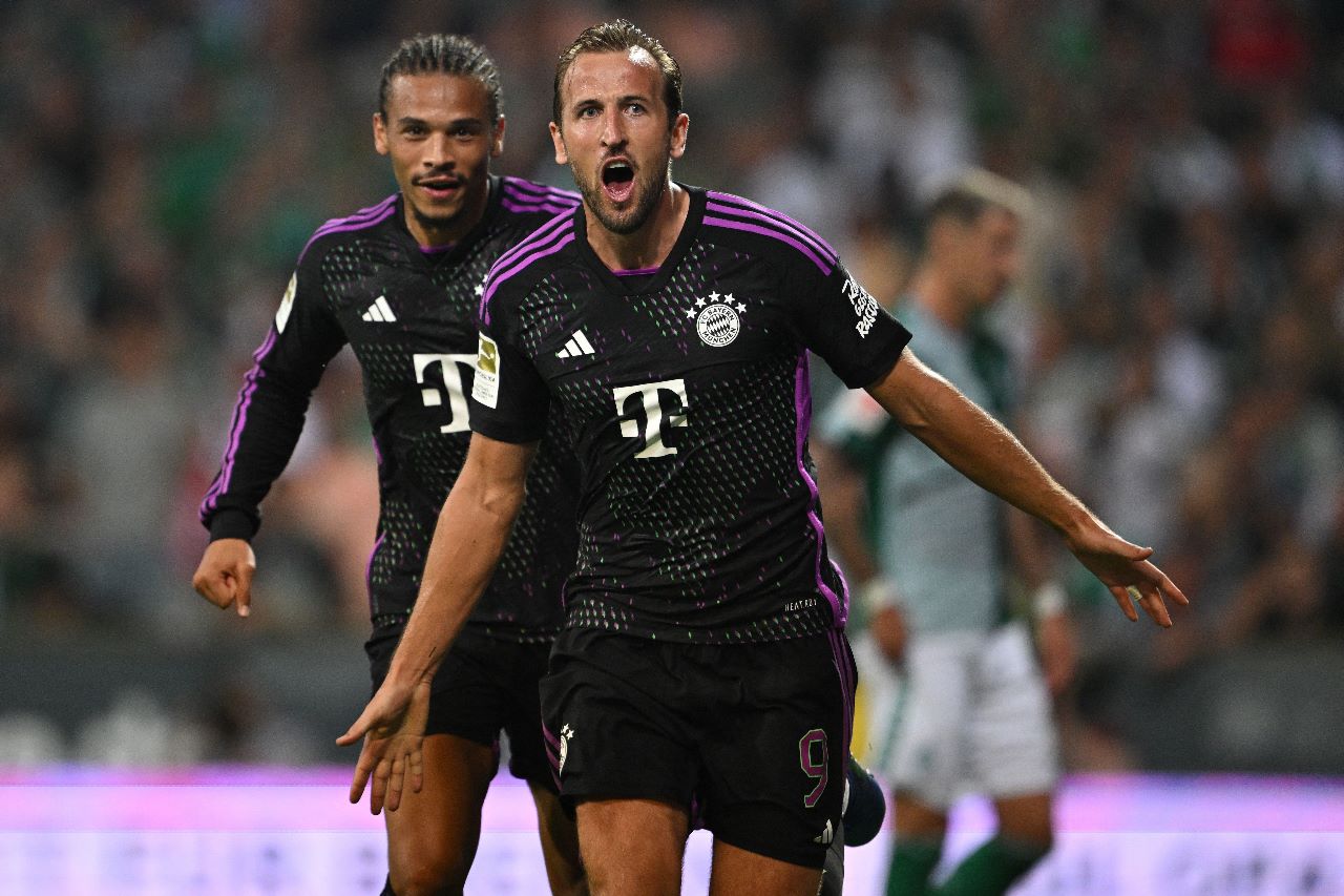 Harry Kane marca na goleada do Bayern de Munique sobre o Werder Bremen
