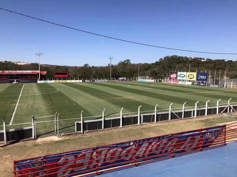 Jogo acontecerá na Arena Vera Cruz, em Betim (Foto: Divulgação/ Betim Futebol Clube)