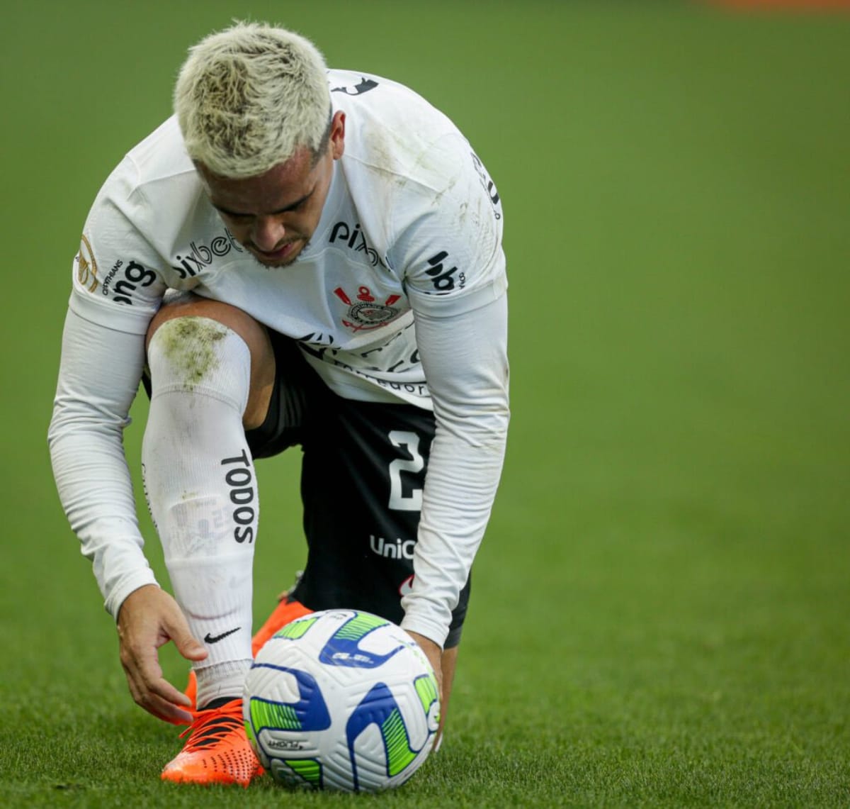 Corinthians possui 12 jogadores pendurados e corre o risco de ter ausências no clássico contra o Palmeiras; confira a relação. (Foto: Rodrigo Coca)