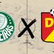 Palmeiras x Deportivo Pereira: retrospecto, escalações, arbitragem e onde assistir. (Arte/ENM)