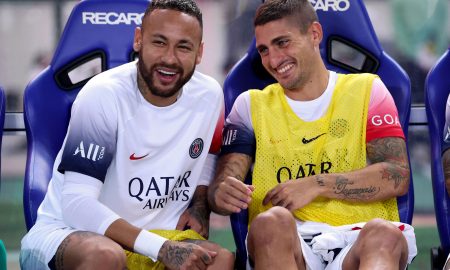 Neymar e Verratti não devem permacer no PSG (Foto: PAUL MILLER/AFP via Getty Images)
