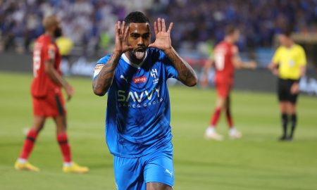 Malcom marcou um dos gols da vitória do Al-Hilal sobre o Al-Ettifaq (Fayez Nureldine/AFP via Getty Images)