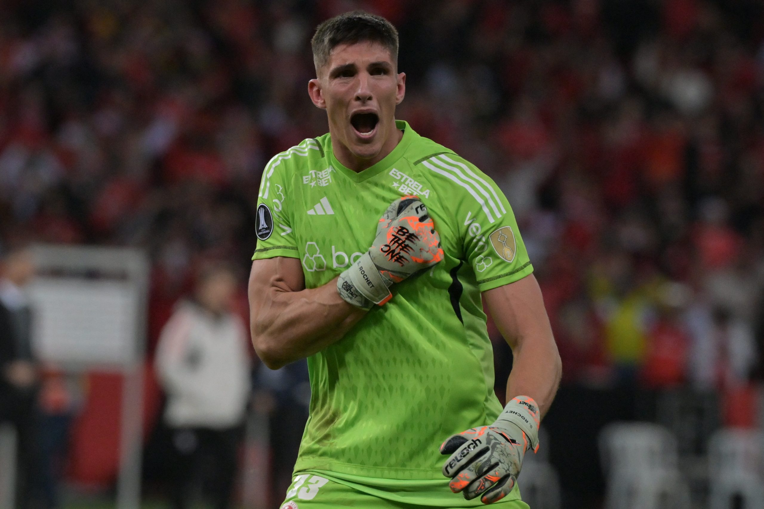 Goleiro uruguaio Sérgio Rochet atuando pelo Inter - (Foto: NELSON ALMEIDA/AFP via Getty Images)