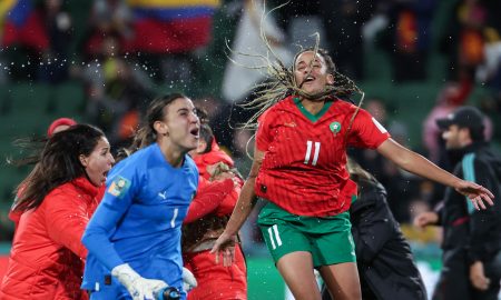 Marrocos é a primeira seleção árabe a disputar as oitavas de final da Copa do Mundo Feminina (Colin Murty/AFP via Getty Images)