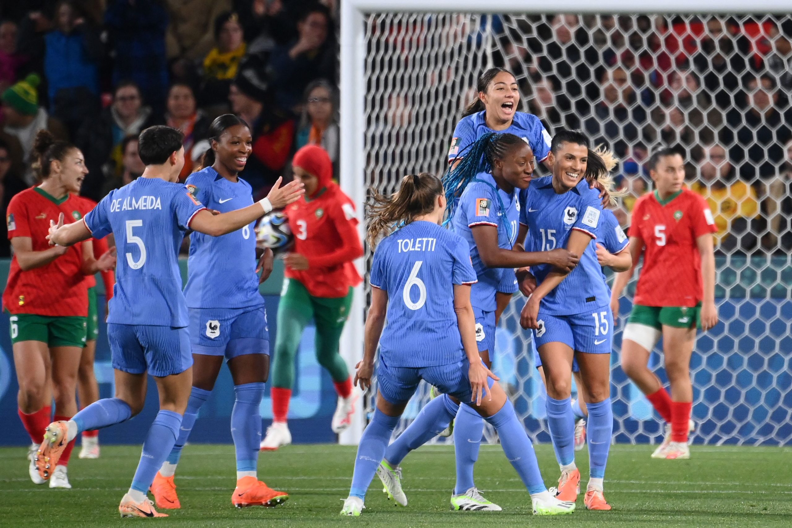 Equipe francesa dominou do início ao fim (Photo by FRANCK FIFE/AFP via Getty Images)