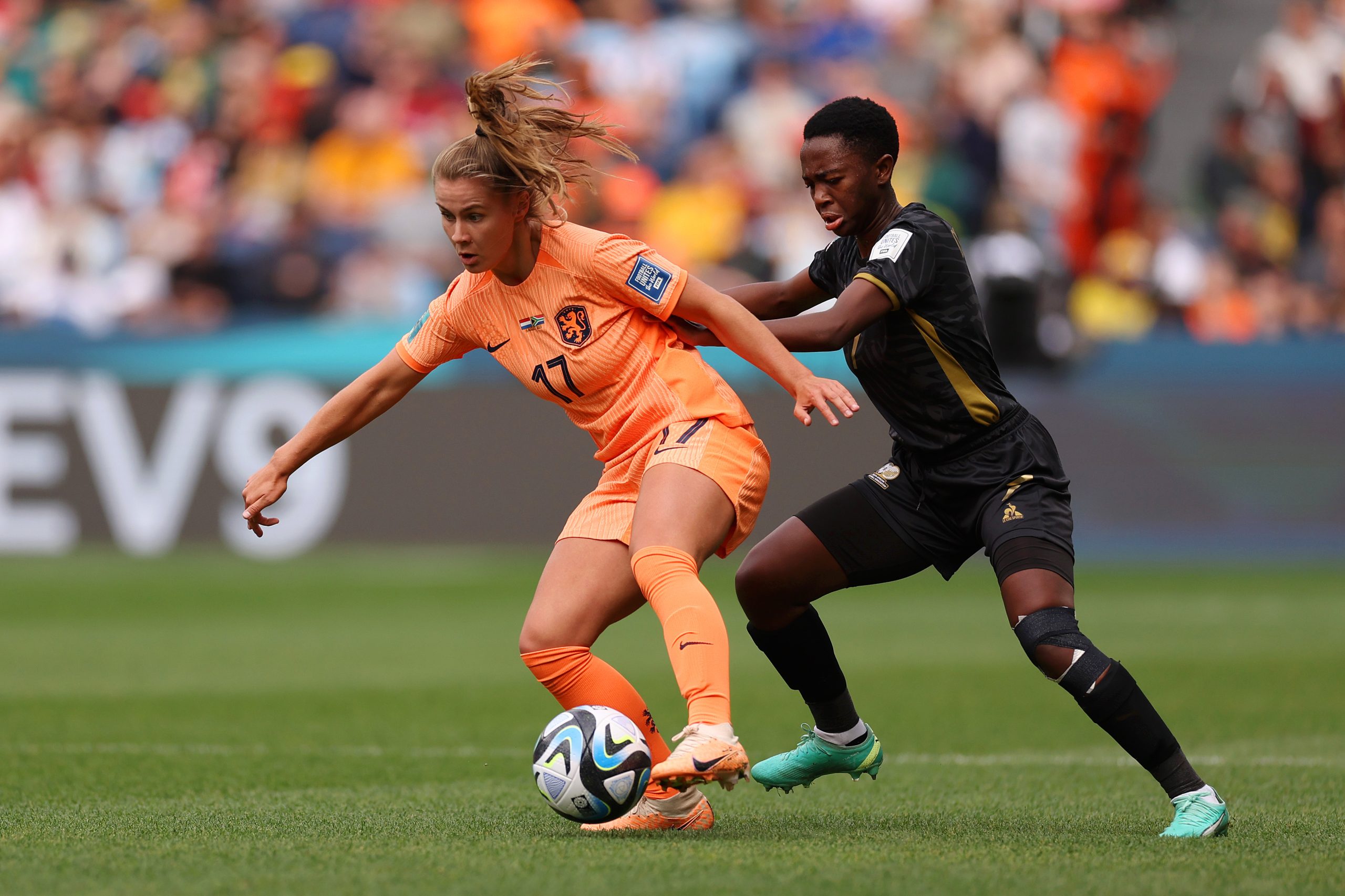 Holanda e África do Sul se nefrentaram pelas oitavas de final da Copa do Mundo - (Foto: Twitter / Seleção Holandesa Feminina)