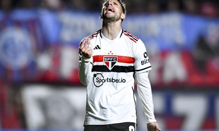 Calleri contra o San Lorenzo (Photo by Marcelo Endelli/Getty Images)
