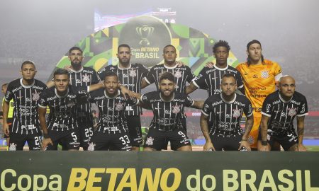 Jogadores do Corinthians (Photo by Miguel Schincariol/Getty Images)