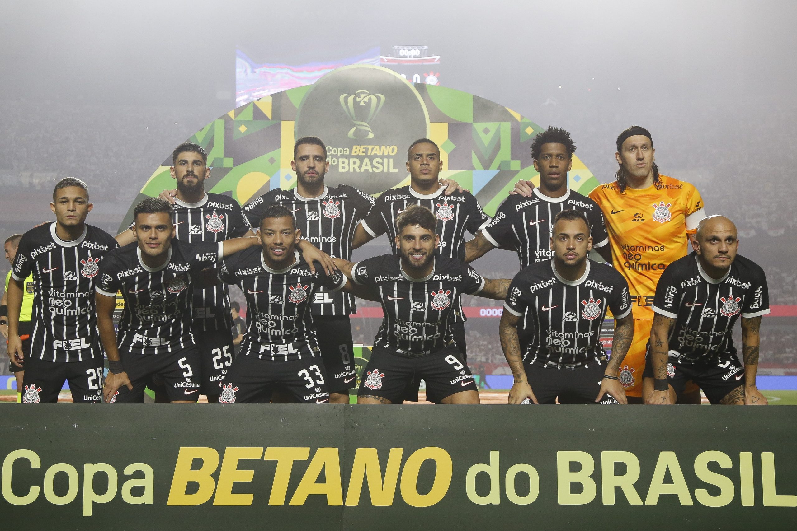 Jogadores do Corinthians (Photo by Miguel Schincariol/Getty Images)