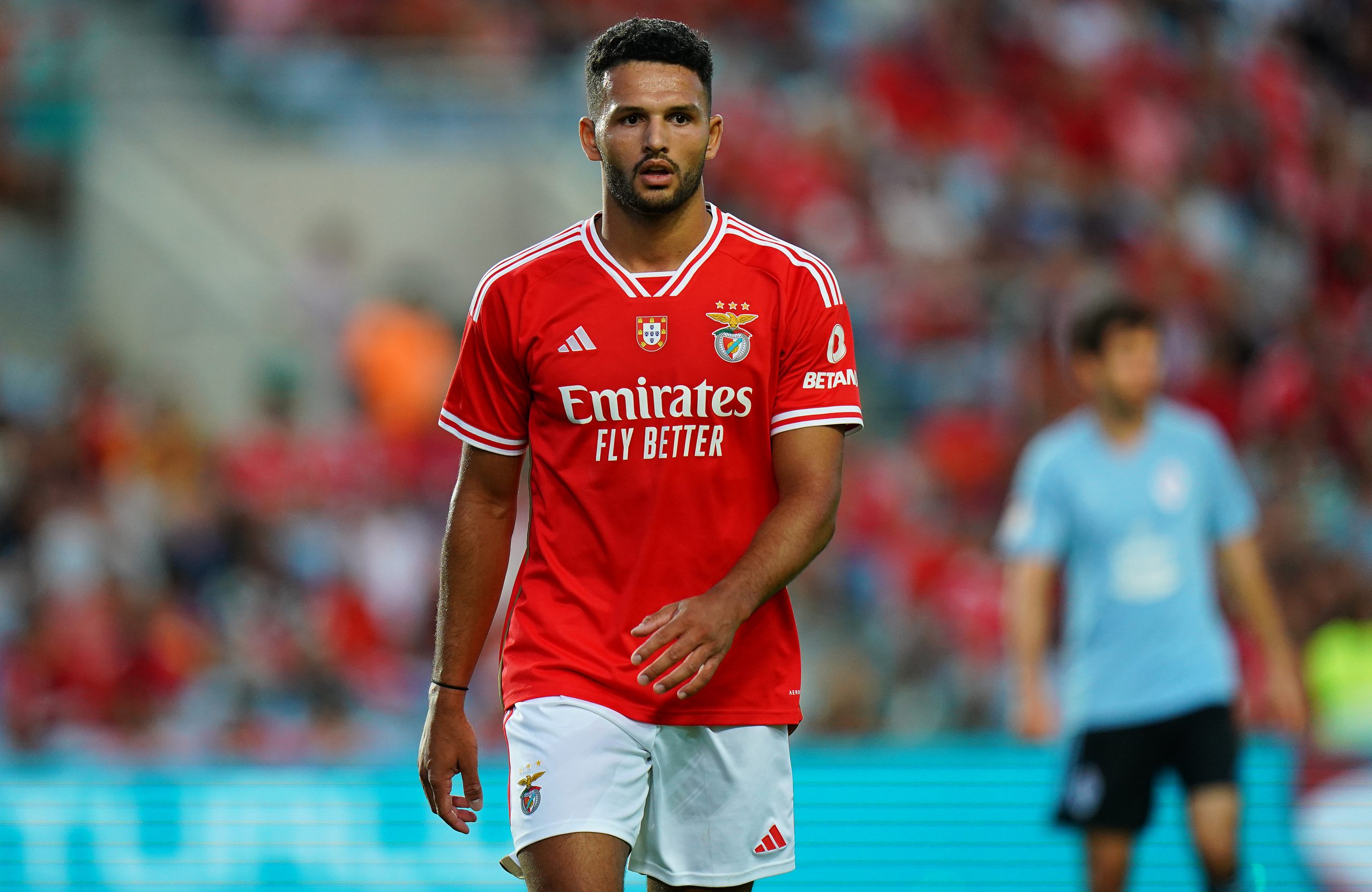 Gonçalo Ramos pode ir para o futebol francês (Foto: Gualter Fatia/Getty Images)