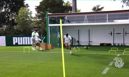 VÍDEO: Palmeiras faz último treino antes do dérbi; confira ( FOTO PALMEIRAS TV)