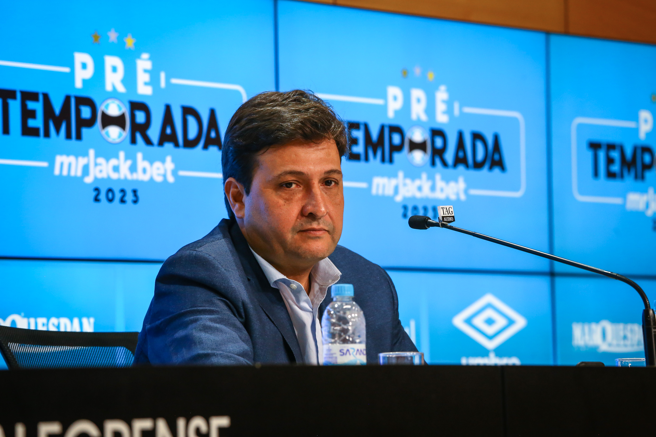 Presidente do Grêmio Alberto Guerra - )FOTO: LUCAS UEBEL/GREMIO)