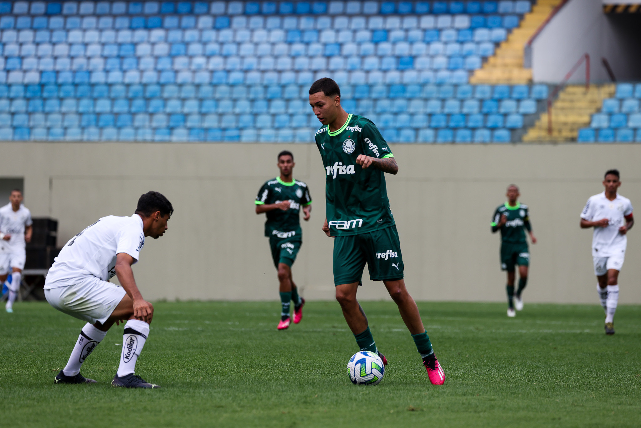 Destaque ofensivo do Palmeiras, Thalys destaca preparação para Derby no Campeonato Paulista sub-20. (Foto: Luiz Guilherme Martins/Palmeiras)