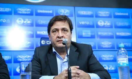 Presidente do Grêmio Alberto Guerra - (FOTO: LUCAS UEBEL/GREMIO)