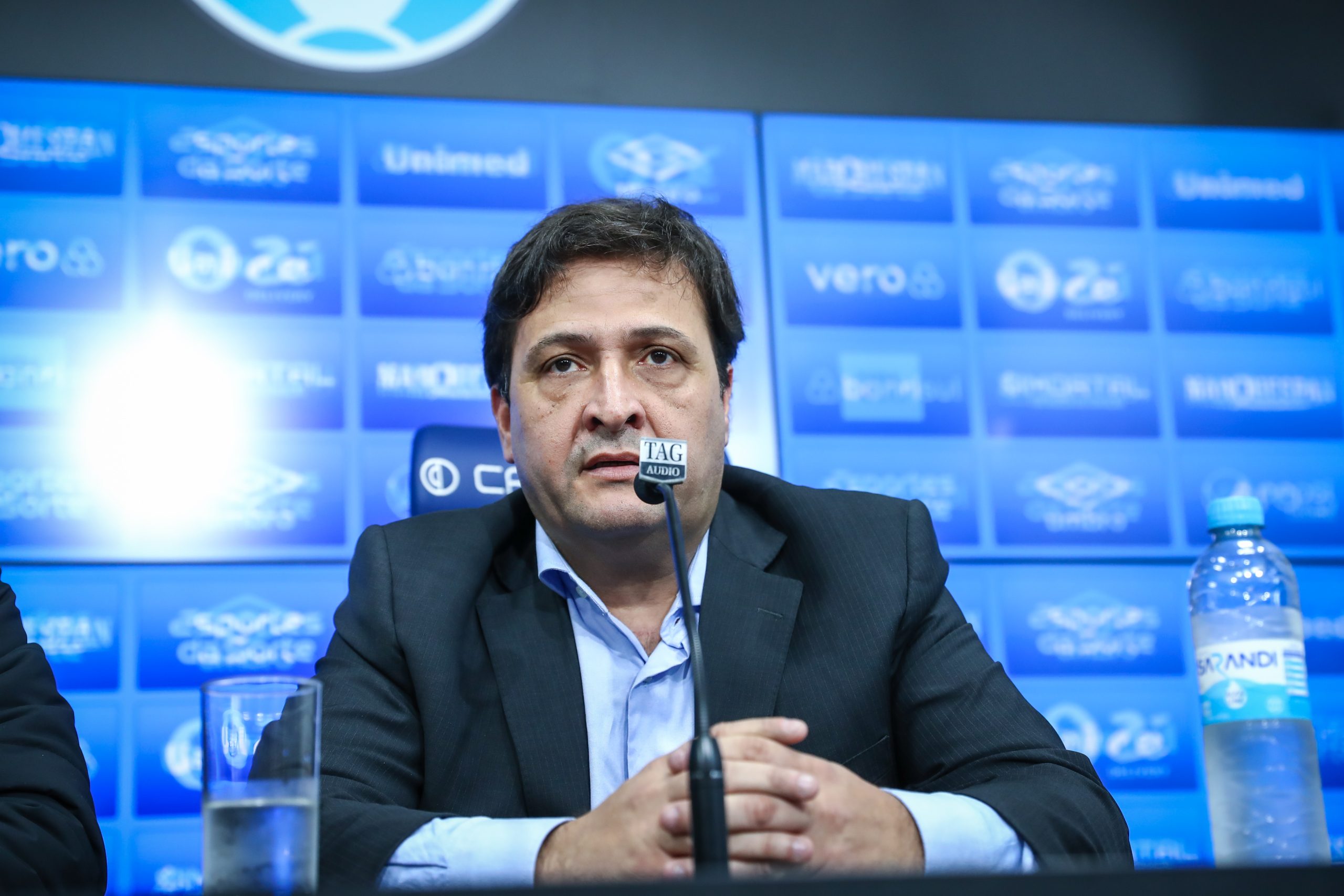 Presidente do Grêmio Alberto Guerra - (FOTO: LUCAS UEBEL/GREMIO)