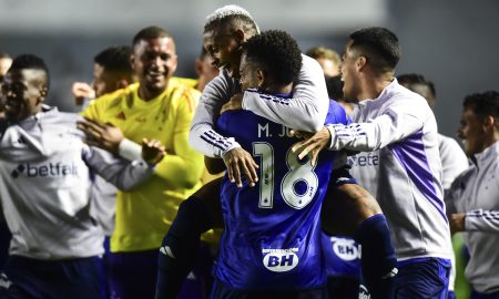Cruzeiro venceu o Santos por 3 a 0 na Vila Belmiro (Foto: Divulgação/Staff Images/Cruzeiro)