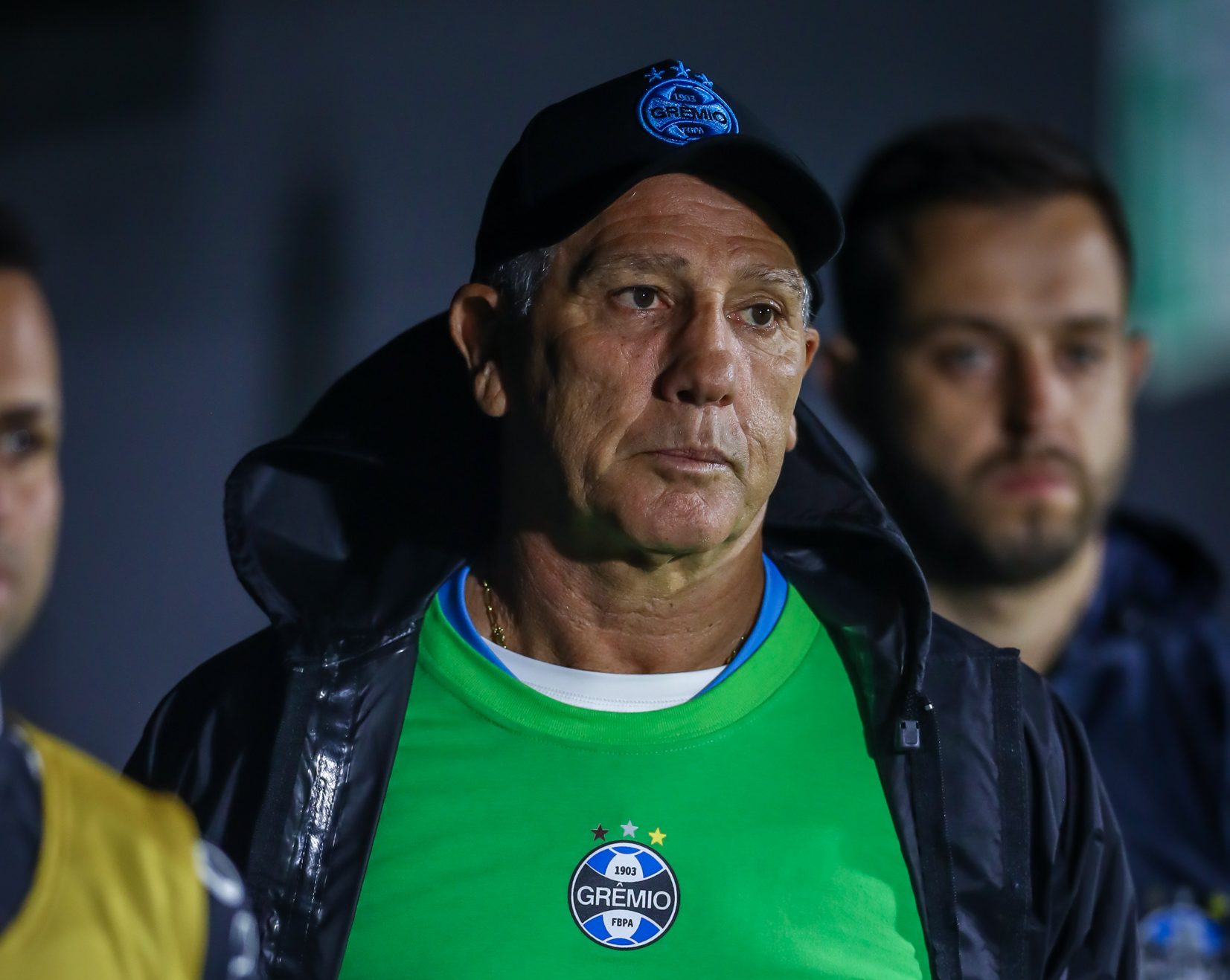 Renato Gaúcho em coletiva do Grêmio - (FOTO: LUCAS UEBEL/GRÊMIO)
