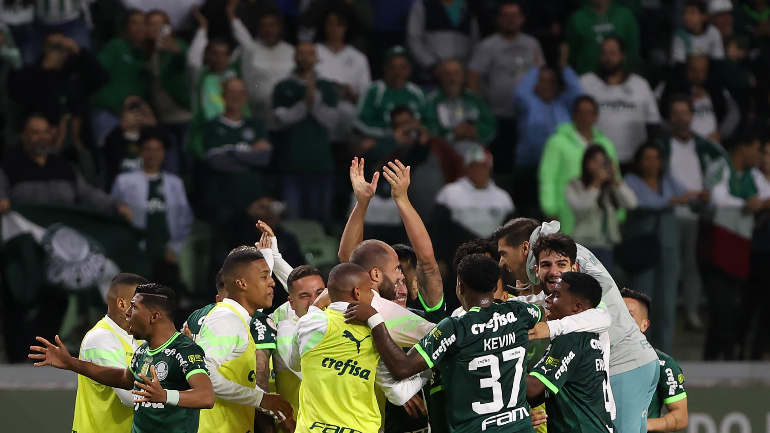 Com vitória, Palmeiras aumenta tabu diante do Goiás e equipes goianas. (Foto: Cesar Greco/Palmeiras)