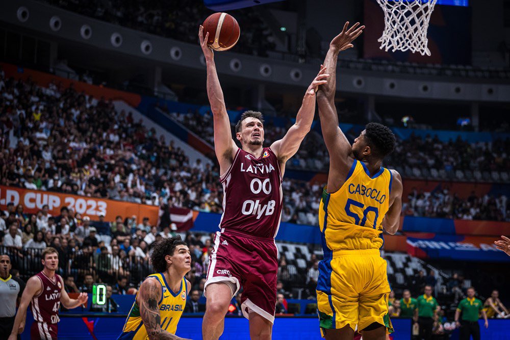 BRASIL X LETONIA - Mundial de Basquete (Foto: Divulgação/CBB)