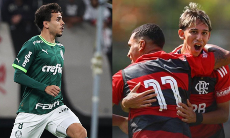 Flamengo x Palmeiras - Sub-20 - (Fotos: Gilvan de Souza/Flamengo e Divulgação/Palmeiras)