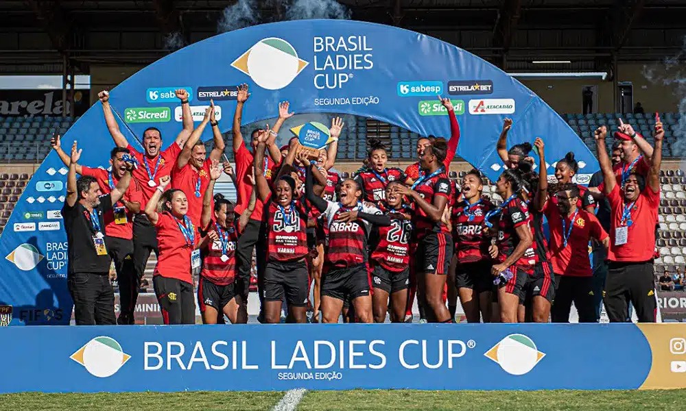 Flamengo conquistou a Brasil Ladies Cup em 2022 (Paula Reis/Flamengo)