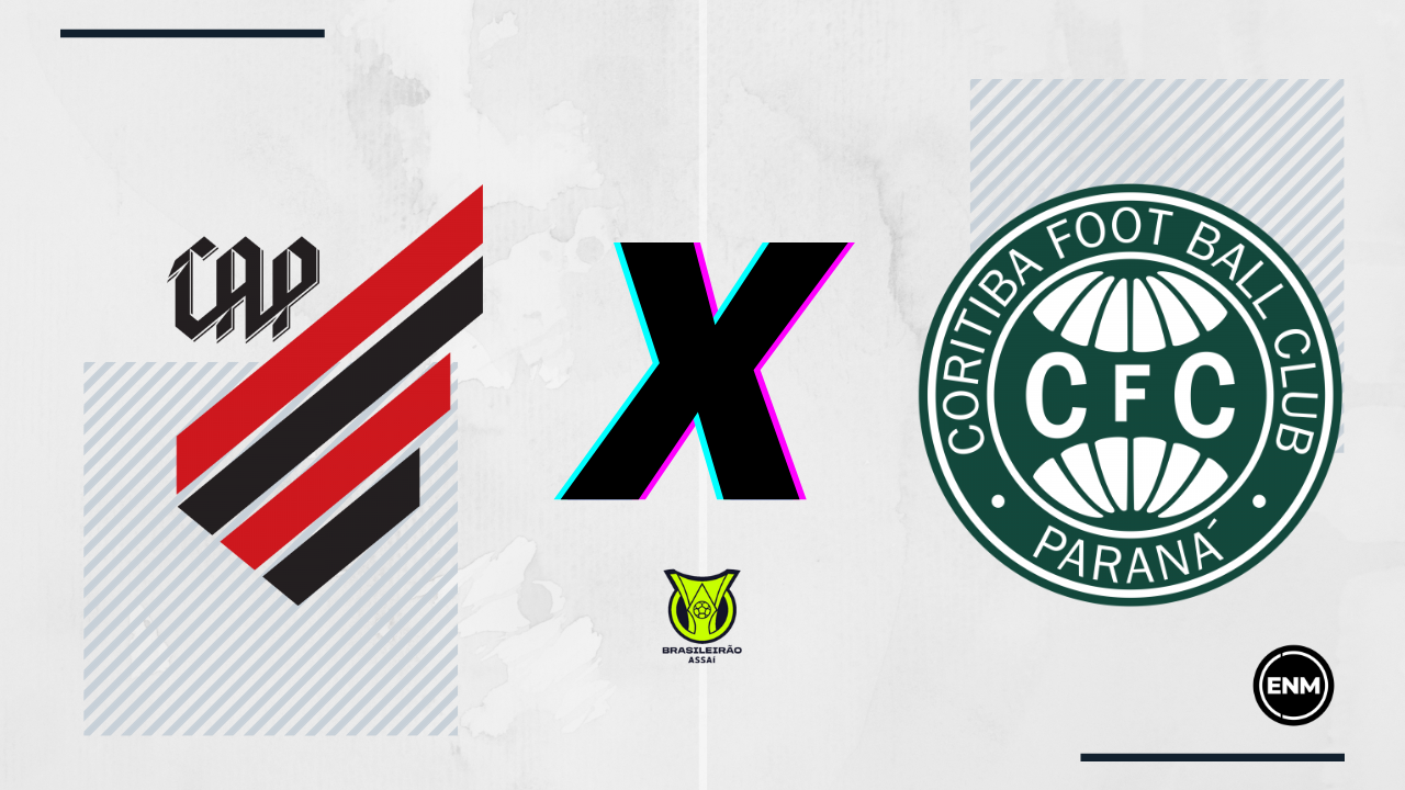 Coritiba x Athletico - (Arte: ENM)