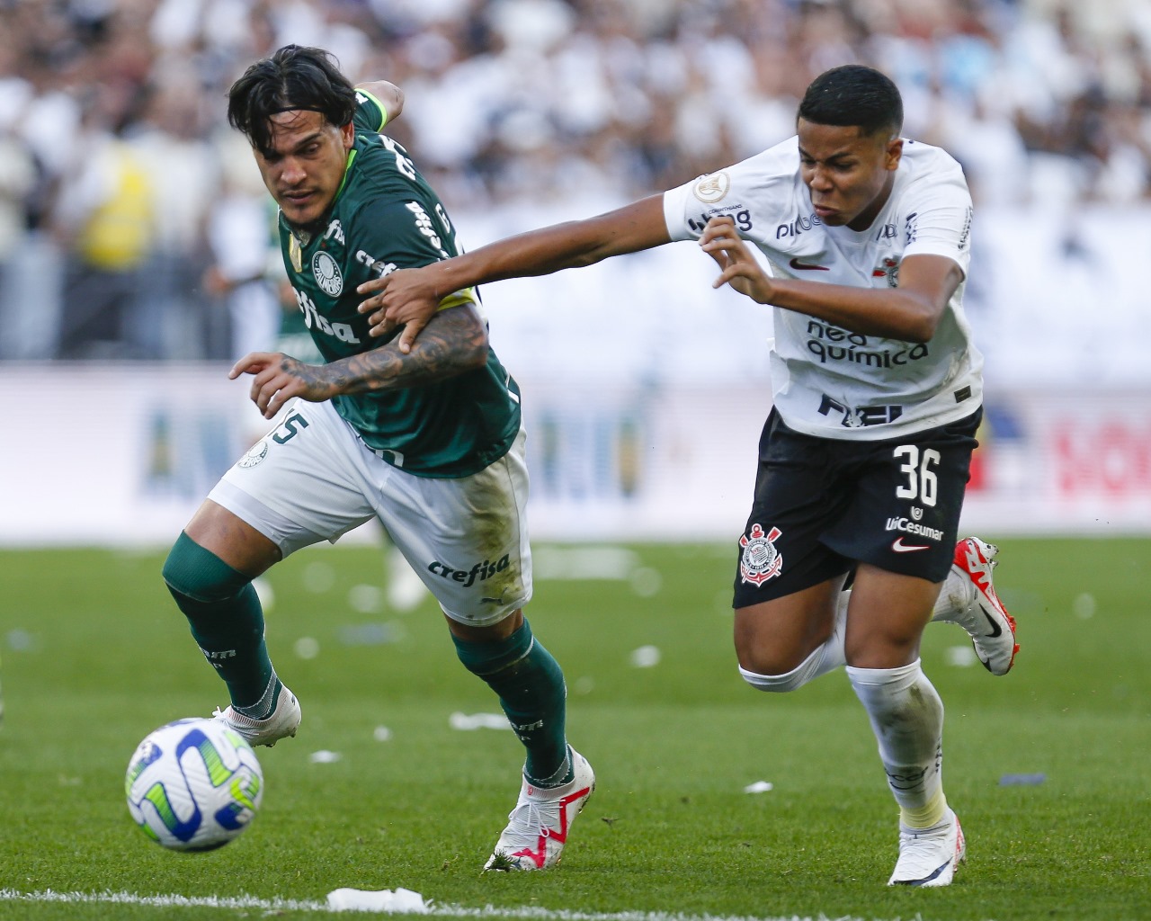 Atuações ENM: Corinthians e Palmeiras empatam em Derby; veja notas. (Foto: Ricardo Moreira/Getty Images)