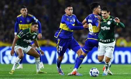 Palmeiras e Boca empatam sem gols no jogo de ida da semifinal da Libertadores (Photo by Marcelo Endelli/Getty Images)