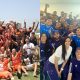 Cruzeiro e Coimbra se classificam para a decisão do Campeonato Mineiro Sub-20 de 2023 (Fotos: Henrique Chendes/Coimbra E Reprodução/Twitter/Cruzeiro)