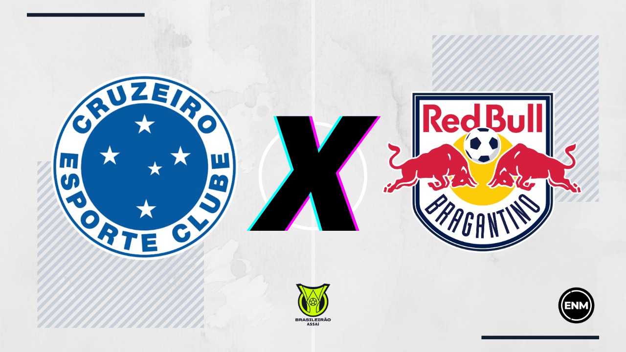 Cruzeiro e Red Bull Bragantino se enfrentarão no Mineirão, em Belo Horizonte (Arte: Esporte News Mundo)