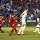 Malcom chuta para fazer o gol do Al-Hilal (Foto: Francois Nel/Getty Images)