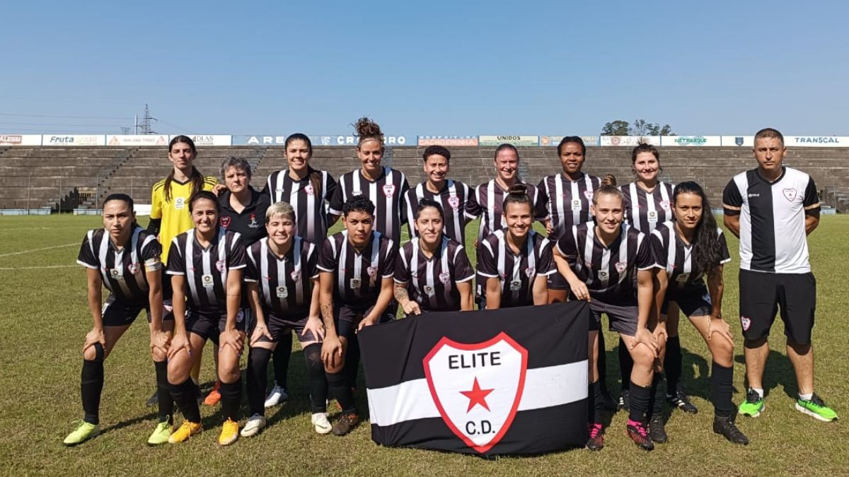 Elite CD foi uma das equipes garantidas na segunda fase do Gauchão Feminino 2023 (Foto: Reprodução/Twitter/Elite)