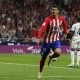 Morata comemora gol do Atlético de Madrid (Foto: OSCAR DEL POZO/AFP via Getty Images)