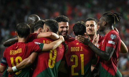Portugal aplicou maior goleada de sua história sobre Luxemburgo (Patrícia de Melo Moreira/AFP via Getty Images)