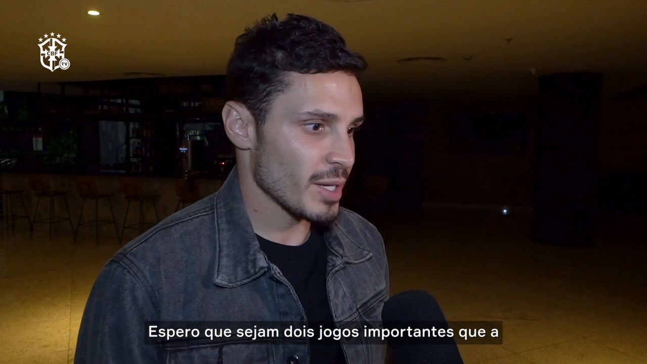 VÍDEO: Raphael Veiga se apresenta e fala em ‘conquistar espaço’ na Seleçã‌‌‌‌o Brasileira (Foto: Reprodução/CBF TV)