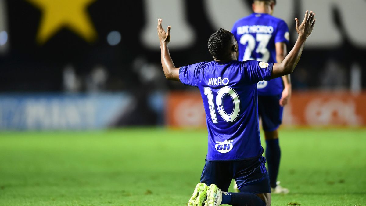 Nikão desabafou sobre momento após vitória do Cruzeiro diante do Santos (Foto: Staff Images/Cruzeiro)