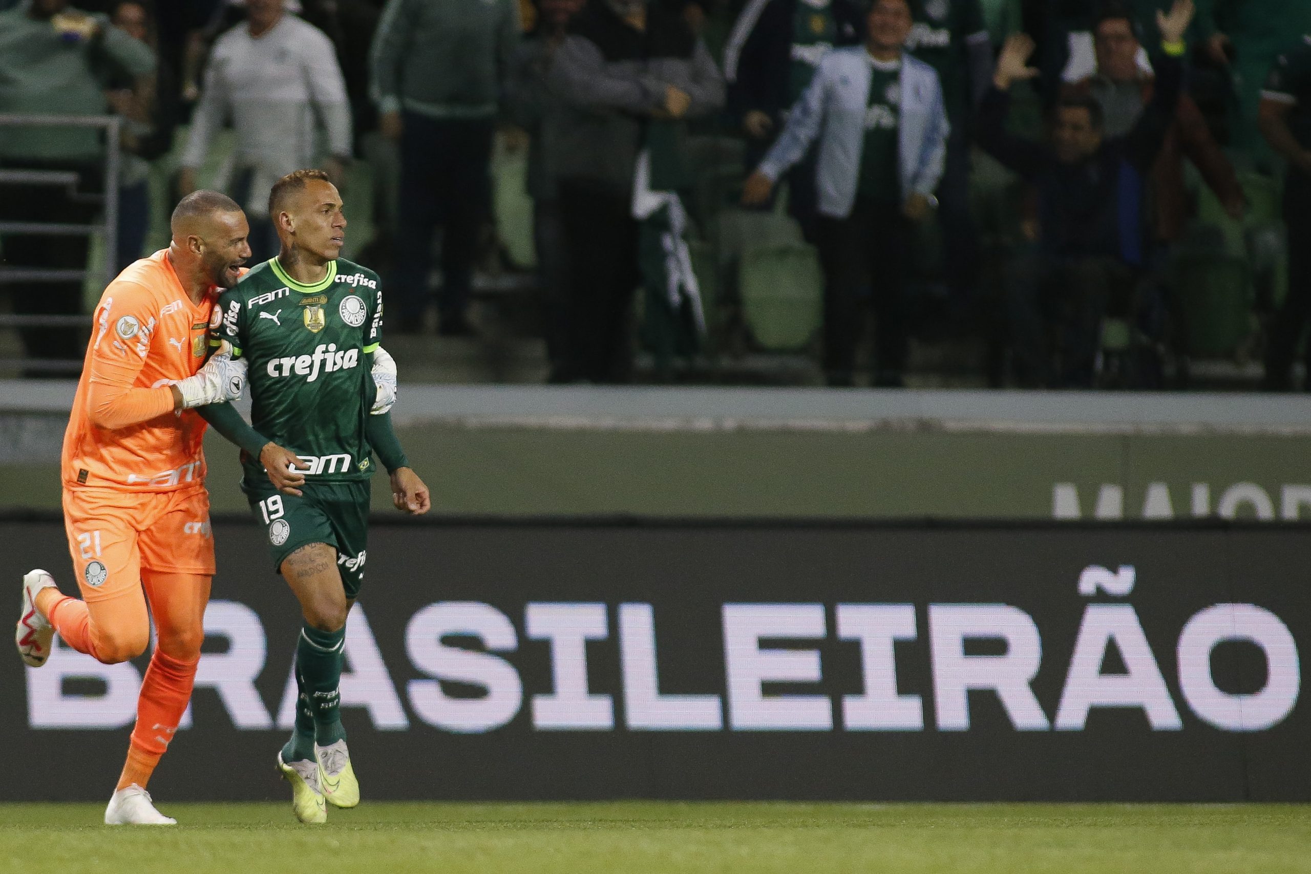Weverton defende Breno Lopes após polêmica no gol: 'Ele desabafou' (Photo by Miguel Schincariol/Getty Images)