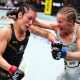 Luta entre Valentina Shevchenko e Alexa Grasso (Foto: Divulgação/Twitter Oficial UFC)