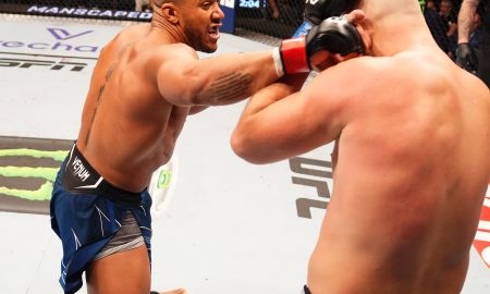 Cyril Gane venceu Sergey Spivac (Foto: Divulgação/Twitter Oficial UFC)
