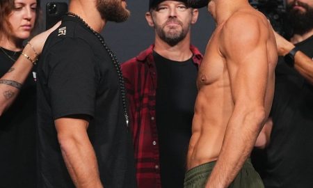 Rafael Fiziev e Mateusz Gamrot (Foto: Divulgação/Instagram Oficial UFC)