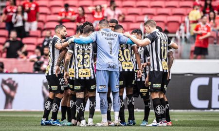 Elenco Santos (Foto: Raul Baretta / Santos FC)