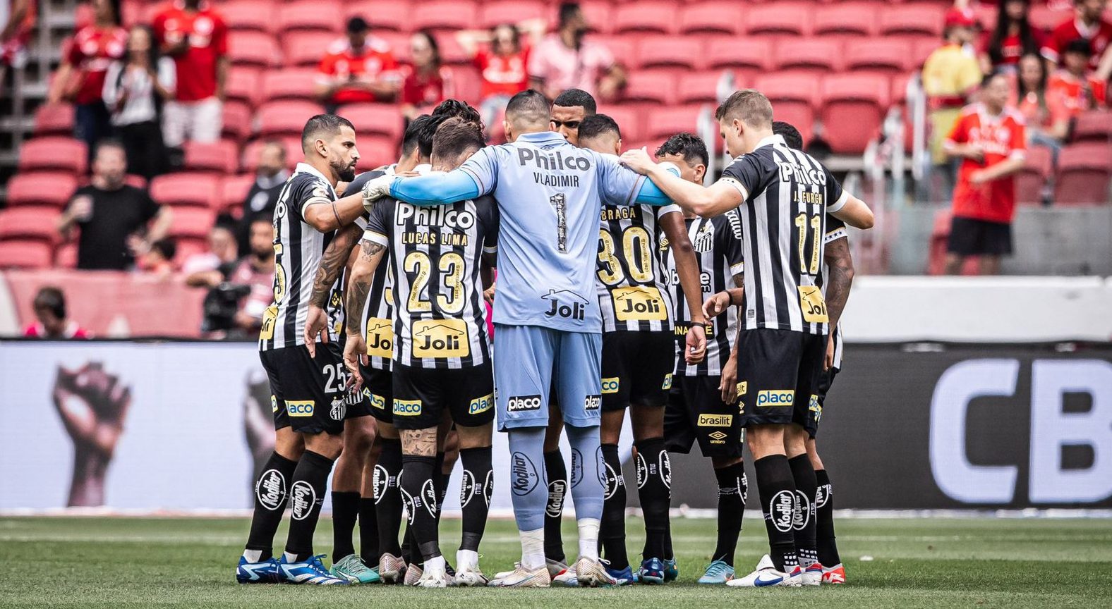 Elenco Santos (Foto: Raul Baretta / Santos FC)